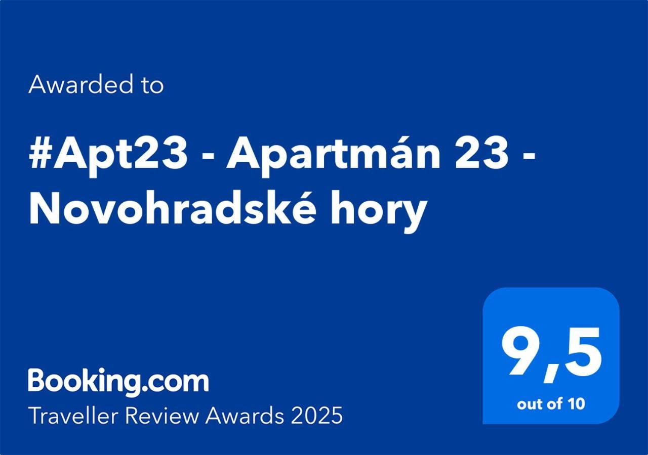 #Apt23 - Apartman 23 - Novohradske Hory Benesov nad Cernou Exterior foto